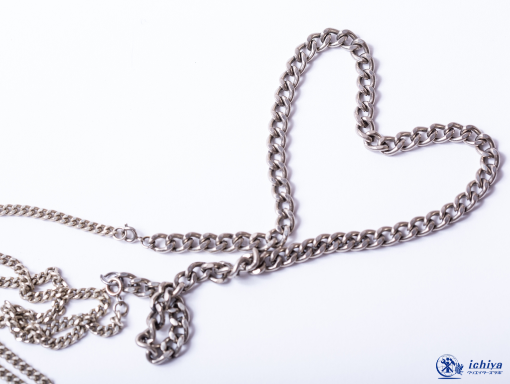 ステンレス製ネックレスの画像