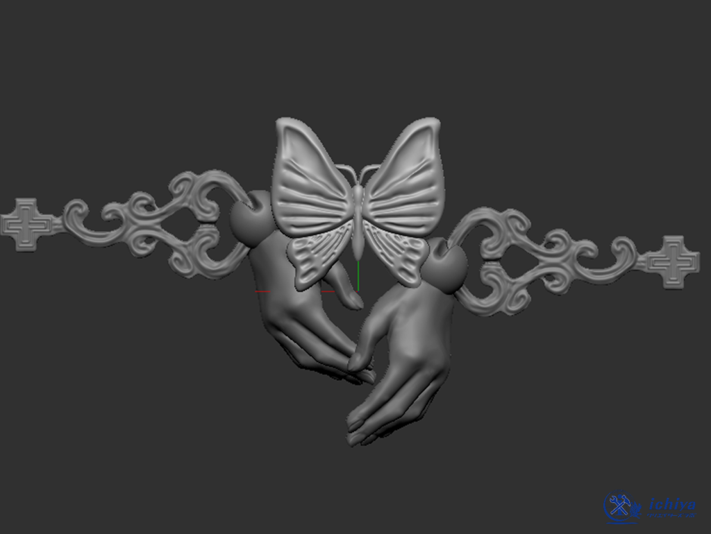 アクセサリーの3Dモデル画像