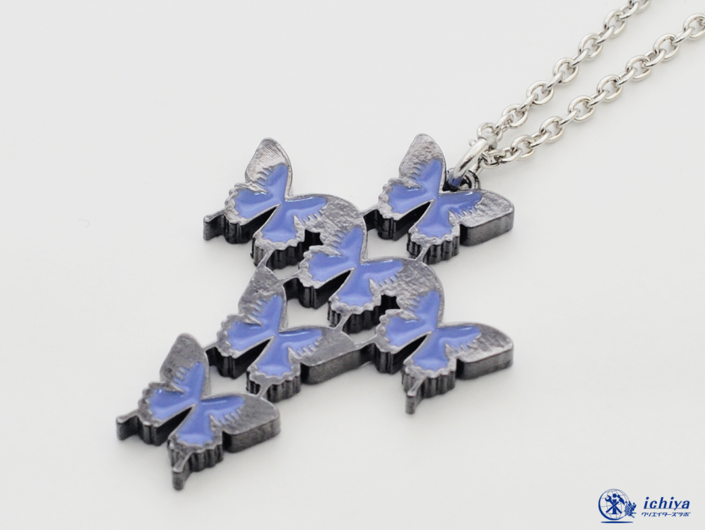 3Dデータをもとに鋳造したネックレスの画像